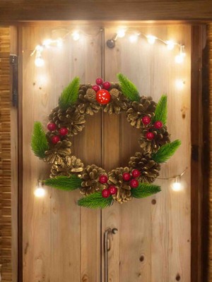 Mirayes Tasarım Kokina ve Kozalak Kapı Süsü