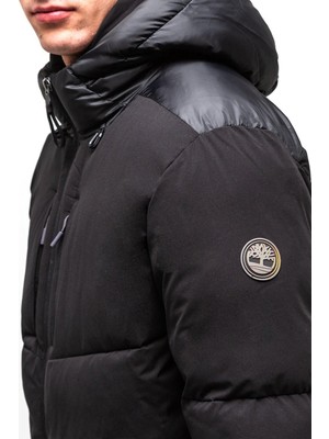 Timberland Neo Summit Hooded Men's Jacket Black Erkek Termal Kapüşonlu Spor Mont Siyah