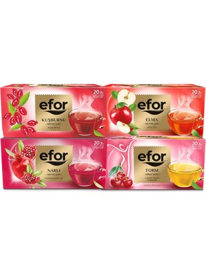 Efor Meyve Çayları - Kırmızı Koleksiyon Set