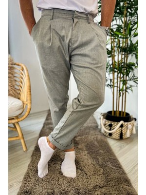 Chekcich Jogger Pantolon Grı