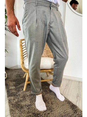 Chekcich Jogger Pantolon Grı