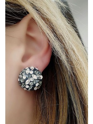 Ose Shop Swarovski Taşlı 925ayar Gümüş Lüks Küpe