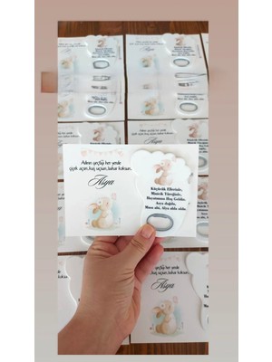 20 Magnet Kapak Açacagı Yapışkanlı Doğum Günü Hediyesi , Baby Shower Doğum Hediyesi