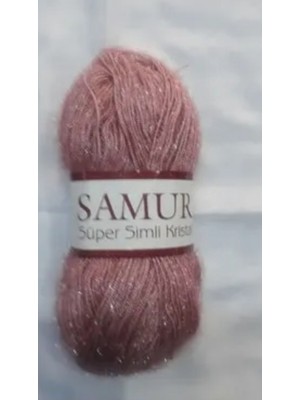 Simli Kristal Ip 5 Adet Renk Gül Kurusu