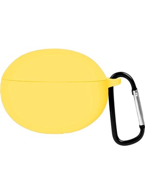 Dmay Huawei Freebuds 6i Uyumlu Silikon Kılıf Kanca