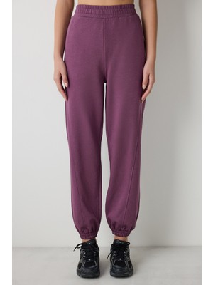 Curvy Stitch Bordo Jogger