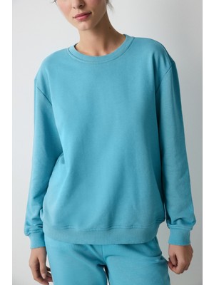 Yeşil Oversize Sweatshirt