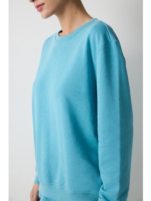 Yeşil Oversize Sweatshirt