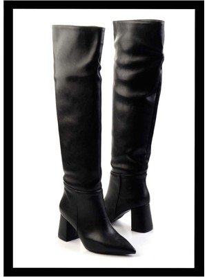 Bambi Siyah  Kadın Çizme K03667232509