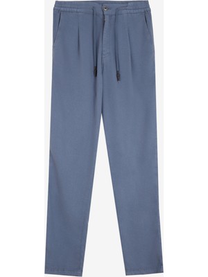 Wrangler Normal Bel Regular Fit Indigo Erkek Chino Pantolon W221266TF Regular Indigo