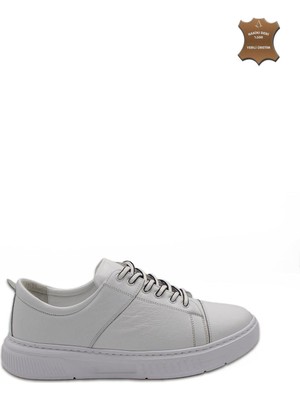 7AdımdaAşk Erkek Sneaker Hakiki Deri Ayakkabı 082Y24E40748