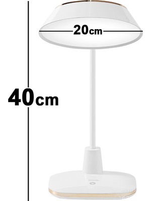 CoverZone 40 cm  Modern Masa Lambası Fele x ible Boyun Tasarımı Oturma Odası Başucu Lambası Restoran Bar Masa Lambası USB Şarj Edilebilir Masa Lambası 1980