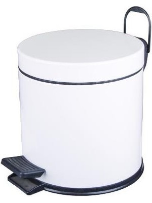 Maxiflow Pedallı Çöp Kovası 12LT Ø25*35CM Kırmızı