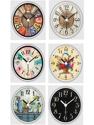 Galaxy Mıknatıslı Buzdolabı Saati Yuvarlak 188 Dekoratif