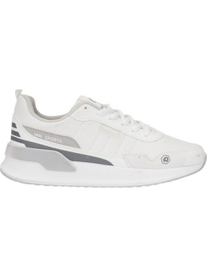 Nstil Günlük Erkek Sneaker Bağcıklı Oval Burunlu Kalın Tabanlı Dikiş Detaylı Spor Ayakkabı 622