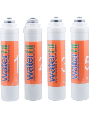 Diperla Waterlife Su Arıtma Cihazları Ile Tam Uyumlu Tak Çevir Filtre Seti - 4lü Set