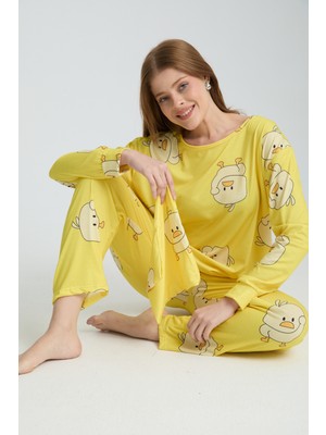 Rasa Beauty Soft Fnm Uzun Kollu Pijama Takımı