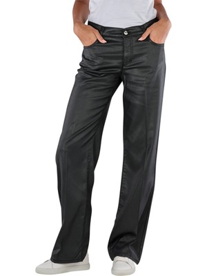 Geniş Bacak  Kaplamalı %100 Liyosel Pantolon