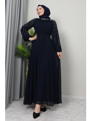 Giza Store Semra Tesettür Elbise Siyah