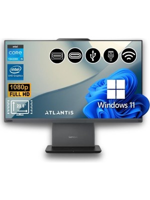 Lenovo Thinkcentre Neo 50A 24 Gen 5 I5-13420H 32GB 2tb M.2 SSD  12SC000QTR  ATL35 23.8" W11PRO  All In One Bilgisayar