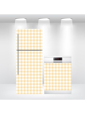 Buzdolabı-Bulaşık Makinesi Kendinden Yapışkanlı Folyo Kaplama Pötikare & Pitikare