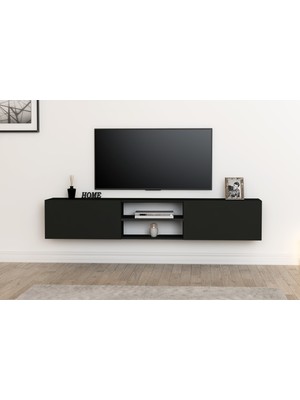 Ucuz Al Vista 2 Kapaklı Duvara Askı 180  cm  Tv Ünitesi