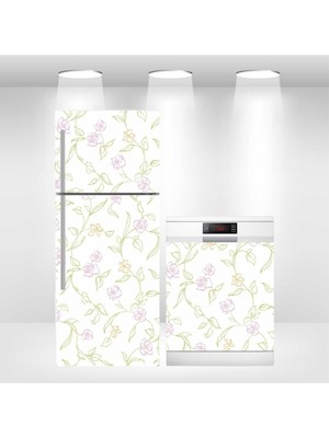 Buzdolabı ve Bulaşık Makinesi Kapak Sticker Kendinden Yapışkanlı Folyo Kaplama
