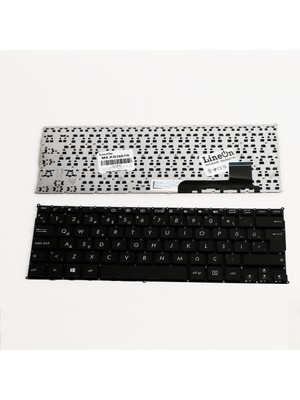 LineOn Asus S200E X202E Klavye Tuş Takımı Siyah Türkçe