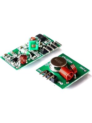 Rob Ada 433MHZ Rf Alıcı Verici Modül Çifti Kablosuz Haberleşme Kumanda