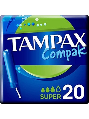 Tampax Aplikatörlü Tampon Super 20 Adet