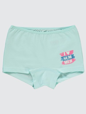 Civil Girls Kız Çocuk 2'li Boxer Set 2-10 Yaş Mint