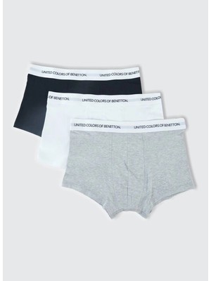 Benetton Gri Erkek Boxer 624A3OP82X00Y901M