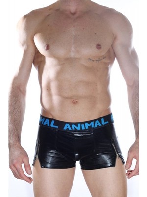 Tegan Fermuar Yırtmaçlı Boxer