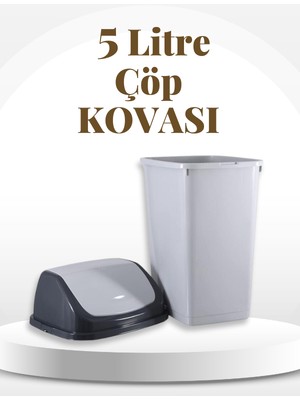 Violet Favori Çöp Kovası 5 Lt