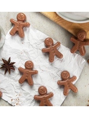 Belmod Yılbaşı Ginger Bread Çikolata Esanslı Kurabiye Adam Buhurdanlık Mumu