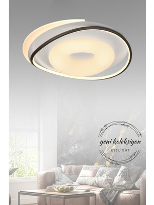 Esslight Palmira 55'lik Modern 3 Renk'li Ledli Plafonyer Avize