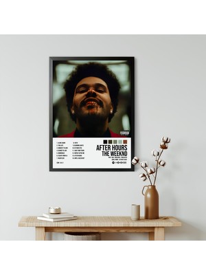 Orenda Art The Weeknd - After Hours Albüm / Çerçeveli Poster Tablo