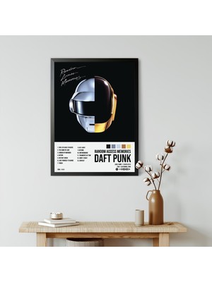 Orenda Art Daft Punk - Random Access Memories Albüm / Çerçeveli Poster Tablo