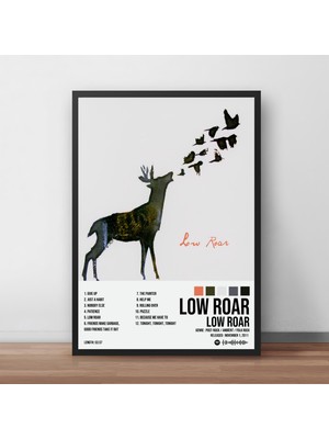 Orenda Art Low Roar - Low Roar Albüm / Çerçeveli Poster Tablo