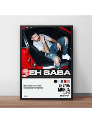 Orenda Art Murda - Eh Baba / Çerçeveli Poster Tablo