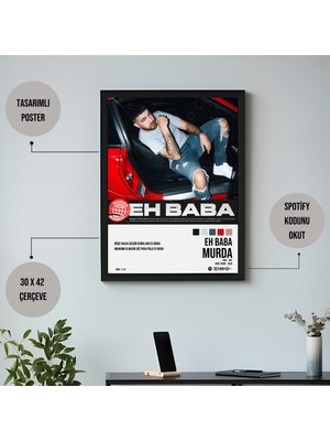 Orenda Art Murda - Eh Baba / Çerçeveli Poster Tablo