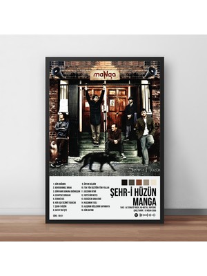 Orenda Art Manga Şehr-I Hüzün Albüm  Çerçeveli Poster Tablo