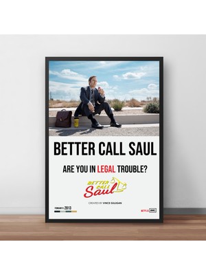 Orenda Art Better Call Saul / Çerçeveli Poster Tablo