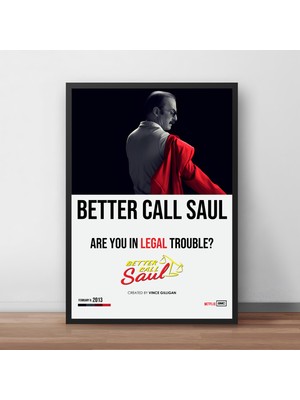 Orenda Art Better Call Saul / Çerçeveli Poster Tablo