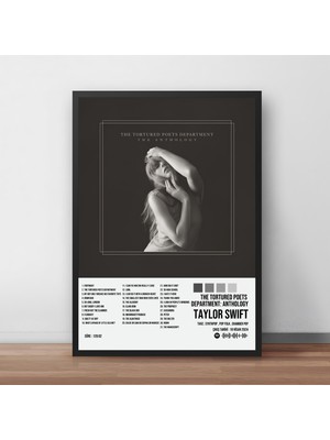 Orenda Art Taylor Swift - The Tortured Poets Department Anthology Albüm / Çerçeveli Poster Tablo