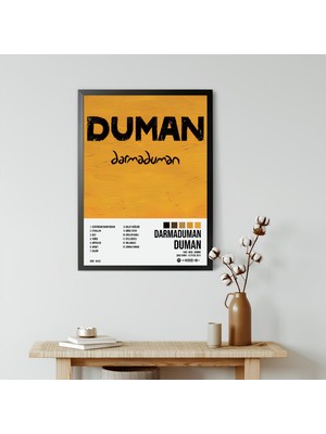 Orenda Art Duman - Darmaduman Albüm / Çerçeveli Poster Tablo