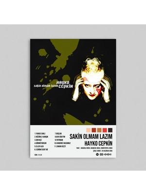 Orenda Art Hayko Cepkin - Sakin Olmam Lazım / Tasarımlı Poster