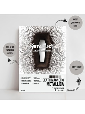 Orenda Art Metallica - Death Magnetic Albüm - Tasarımlı Poster