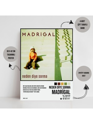 Orenda Art Madrigal - Neden Diye Sorma / Tasarımlı Poster