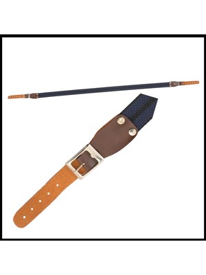 Savage Uyguna-Yakala 3 cm Kolon - Lacivert/siyah Tüfek Askı KAYIŞI-8044-L